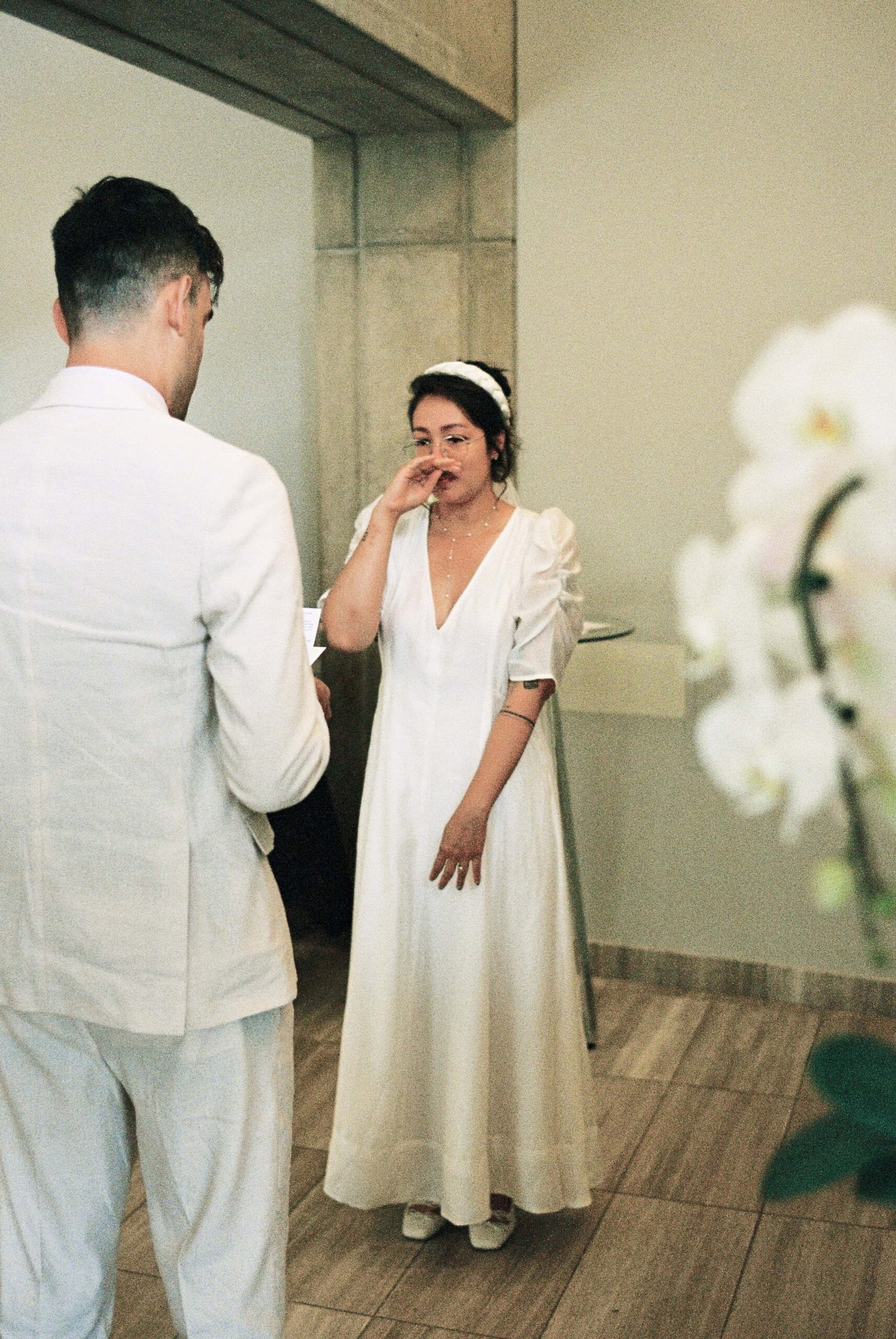 Toronto City Hall wedding emotional vows on film